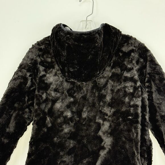 Land's End Unisex Kids Jacket Reversible Insulated Fleece Puffer Hood Sz L 10-12 - Picture 14 of 16